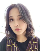 ドゥーア 代官山(Door)&nbsp;#ミディボブ#ベージュブラウン#ホットパーマ