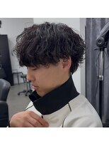 ウェーブ(WAVE)&nbsp;シャドウパーマ/坂口健太郎風/ゆるふわパーマ/緩めパーマ