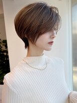 バンプ ギンザ(BUMP GINZA) 30代40代50代絶壁解消ひし形白髪ぼかし大人ショートボブ【猪狩】