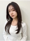 ２wayバング　シースルーバング