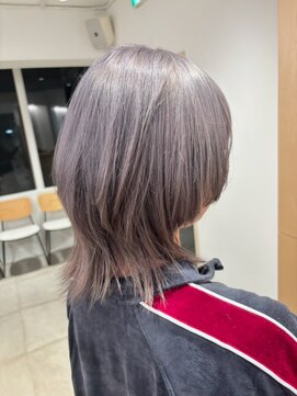 ロマリア 渋谷 渋谷宮益坂(Lomalia) 乾かすだけでキマる髪/馴染むハイトーンケアカラーラベンダー