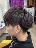men’s髪質改善×ナチュラル束感マッシュ