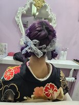 メルシー(Merci)&nbsp;【Ｍｅｒｃｉ】ツインお団子☆リボンとパールアレンジ