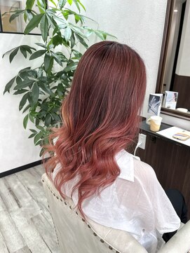 ベルヘアーデザイン 堺東(Belle hair Design) バレイヤージュ/グラデーション/外国人風/ケアブリーチ/堺東