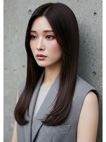 フルショウ 苦楽園店(FURUSHO)&nbsp;うる艶ロングストレート/縮毛矯正/美髪/ダークブラウン