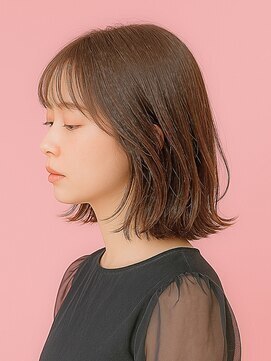 ヴィータ ヘア デザイン(Vita Hair Design) 外ハネミディアムセミウェット外ハネボブ段カット