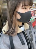 イヤリングカラー×ミルクティーベージュ☆