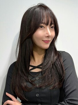 ワンズ リー 上大岡店(One's ly) ワンカール/暗めカラー／フェイスフレーミング/デザインカラー