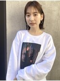 結べるボブ　ミディアムボブ　外ハネボブ　外ハネミディアムボブ