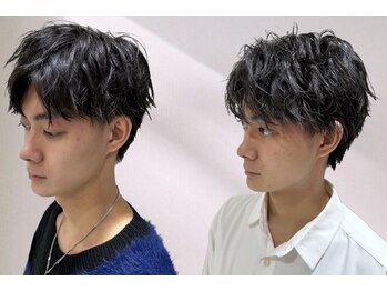 ソワン ドゥ ブレス コフレ あべの店(soin de brace×coffret)の写真/≪天王寺&あべの駅すぐ≫オシャレな大人男性も御用達☆乾かすだけでキマル再現性を重視したカットが人気!