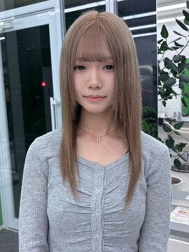 エニフォーイーストハム(Eni for eastham) 透明感ミルクティーアッシュ/セミロング/レイヤーカット