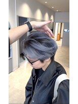 デコヘアーチーノ(DECO HAIR Ccino)&nbsp;シャドールーツ/プラチナブルー