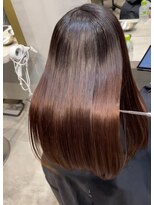 ジェコ ブラン(gecko. brun) ショコラグレージュ/韓ドル風ロング/髪質改善 #武蔵小山美容室