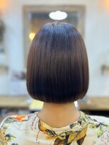 クオリア(QUALIA)&nbsp;艶感ボブ×パサつきを抑えるプレミアムカラー/髪質改善 柏