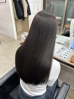 アジールヘア 東上野店(agir hair)&nbsp;髪質改善さら艶ストレート高発色カラーオリーブカラー透明感上野