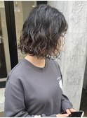 【三ツ井純】吉祥寺ボブパーマ レイヤーカット 無造作パーマ