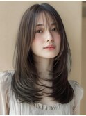縮毛矯正/レイヤーカット/顔周り/レイヤーボブ/前髪カット
