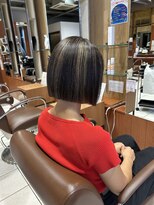 美容室エクストラアーツジャパン(X ARTS JAPAN)&nbsp;丸くなり過ぎないボブ