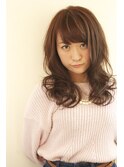 『snuf.』巻き髪が可愛い愛されセミロング♪