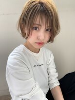 マリアバイアフロート(Maria by AFLOAT) 【アフロート添田】シースルーバング小顔ショートアッシュカラー