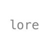 ロア(lore)のお店ロゴ