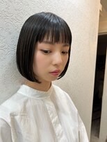 ブリエ(briller) ショートバングで軽やか大人可愛いカジュアルボブ☆