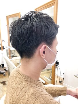 ヘッズ 本八幡店(HEADS) かき上げヘア　ニュアンスマッシュ　サイドパート　韓国マッシュ