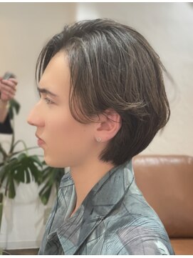 リル(Lil) センター分けメンズカット