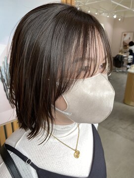 キュオンシア(CUEON. ciea) 切りっぱなし×カーテンバング