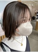 切りっぱなし×カーテンバング