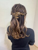 リアン 熊谷本店(Rien)&nbsp;ハーフアップスタイル