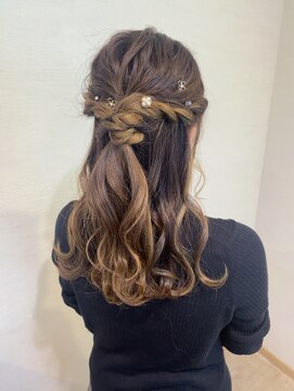 リアン 熊谷本店(Rien) ハーフアップスタイル