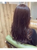 イヤリングカラー大人可愛いふんわりパーマ【カミケンネクスト】