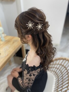 グラムール(Gramour) ハーフアップ