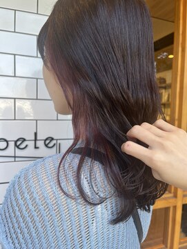 ノエル(noele) イヤリングカラー×カシスピンク