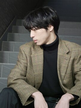 エムスラッシュ 横浜元町店(M.SLASH) 透け感/アッシュブラック/スマートマッシュ/うざバング/元町