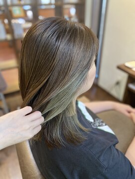 美容室 ルチア ハワイ(Luccica HAWAII) 【luccicaＨＡＷＡＩＩ/森麻乃】インナーカラー