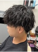 メンズマッシュ　ツイストスパイラルパーマ