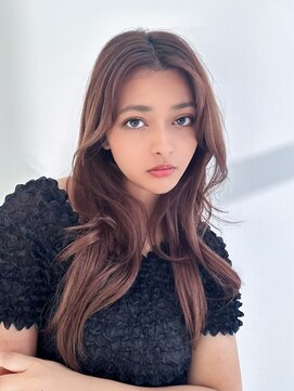 ラフィスヘアーシェア 野田阪神店(La fith hair share) 【La fith】ゆるふわヘア×センターバング×ショコラブラウン