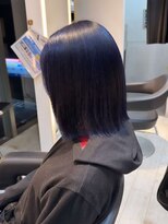 インク サカエ(inq sakae)&nbsp;ツヤボブ/ダークネイビー