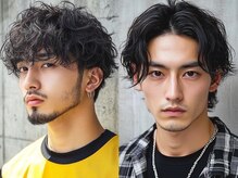 マジコ メンズカット 原宿店(magico)の雰囲気（メンズ/パーマ/men’s/メンズカット/カット/眉毛/韓国/Men’s）