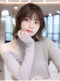 韓国レイヤー顔周りカット透明感カラー髪質改善艶髪シースルー
