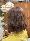 ふんわりウェーブボブ
