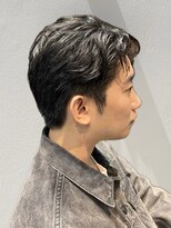 ミンクス 銀座店(MINX)&nbsp;銀座メンズカット刈り上げセンターパートメンズパーマ MINX中村