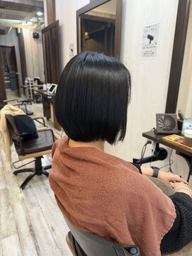 ヘアリゾート フロム ココ(HairResort fromCoCo) 5G縮毛矯正で作る伸ばしかけショートボブ
