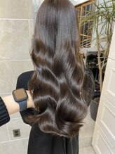 《*今トレンドのオリーブベージュ*》ブリーチなしダブルカラーで、ダメージレスに◎