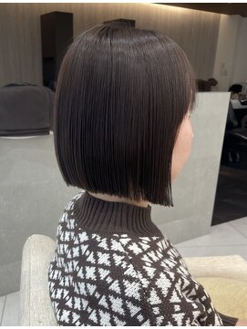 ガレリア 名駅オーキッドビル店(GALLARIA) 首元スッキリボブ×ココアブラウン