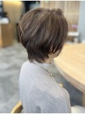 大人ひし形ショートボブ