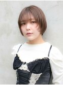 小顔マッシュショート