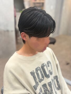 シエテ 津田沼(Siete) MEN’S HAIR/波巻きツイストスパイラル/リバースセンターパート